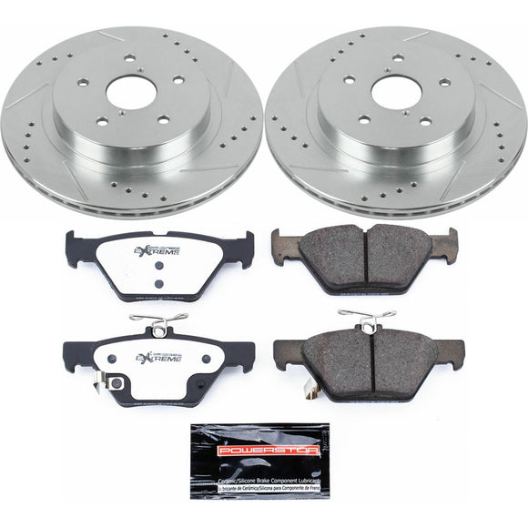 PowerStop Z26 Street Performance Ceramic Brake Pad and Drilled & Slotted Rotor K