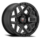 17x9 Mamba M23 Gloss Black/Machined Ball Cut 5x139.7 5x5.5 ET12 Wheel Rim-2