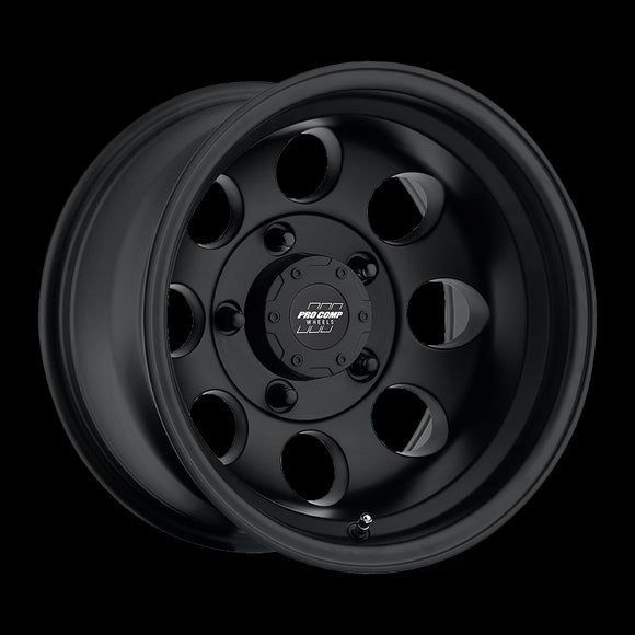 16X8 Pro Comp PA69 Vintage Flat Black 6X139.7 6X5.5 ET-12 Wheel Rim