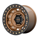 17X9 KMC KM236 TANK Beadlock Matte Bronze 5X127 ET-15 wheel/rim