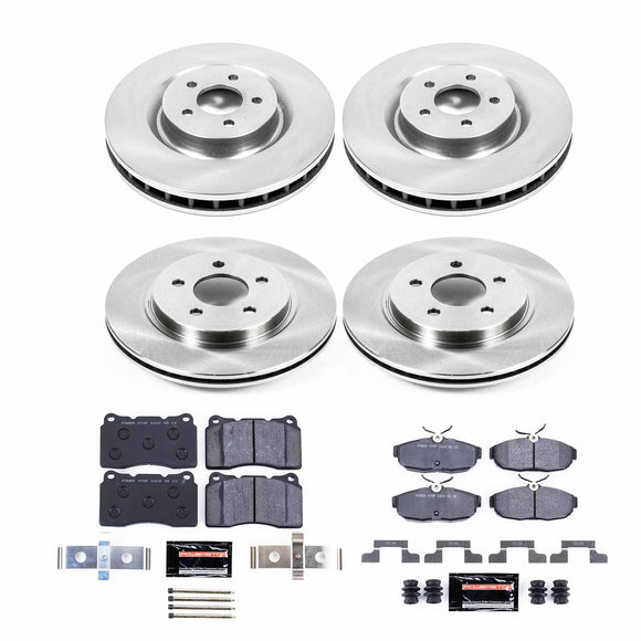 PowerStop Track Day High-Performance Brake Pad and Rotor Kit