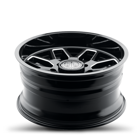 20x10 Thret Offroad Monarch-901 Gloss Black/Milled Wheel 8x170 ET-21 CB125.2