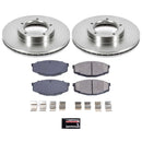 PowerStop OE Stock Replacement Low-Dust Ceramic Brake Pad and Rotor Kit