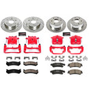 PowerStop Z23 Daily Driver Carbon-Fiber Ceramic Pads Drilled & Slotted Rotor & C