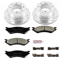 PowerStop Z23 Daily Driver Carbon-Fiber Ceramic Brake Pad and Drilled & Slotted
