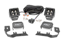 Rough Country LED Ditch Light Kit 2in Black Amber DRL For Chevy GMC 1500 14-18