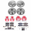 PowerStop Z23 Daily Driver Carbon-Fiber Ceramic Pads Drilled & Slotted Rotor & C