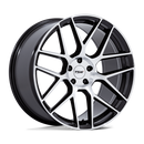 20X9 TSW TW002 Lasarthe Gloss Black Machined 5x112 ET27 Wheel Rim
