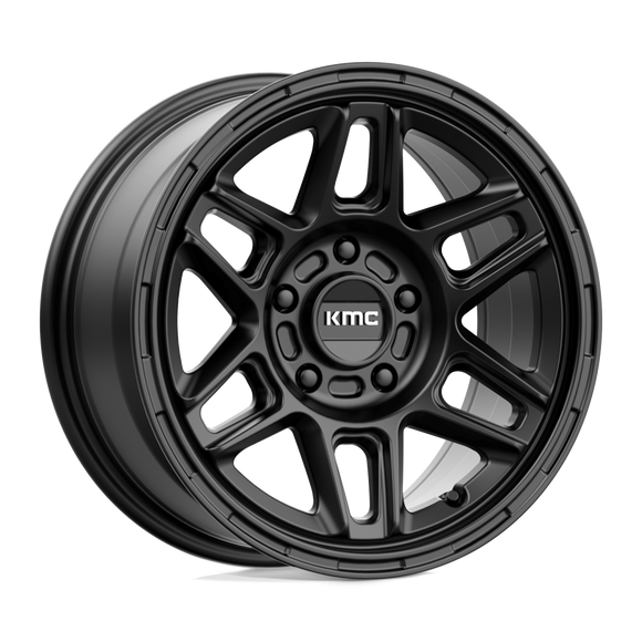 17X8 KMC KM716 NOMAD Satin Black 5X108 ET38 wheel/rim