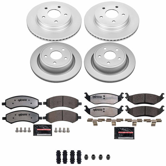 Z36 Truck & Tow Premium Carbon-Fiber Ceramic Brake Pad and Fully Coated Rotor Ki
