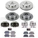 PowerStop OE Stock Replacement Low-Dust Ceramic Brake Pad, Rotor and Caliper Kit