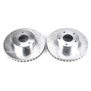 PowerStop Evolution Drilled Slotted Rotors Pair Front For Pontiac GTO