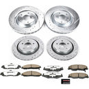 PowerStop Z26 Street Performance Ceramic Brake Pad and Drilled & Slotted Rotor K