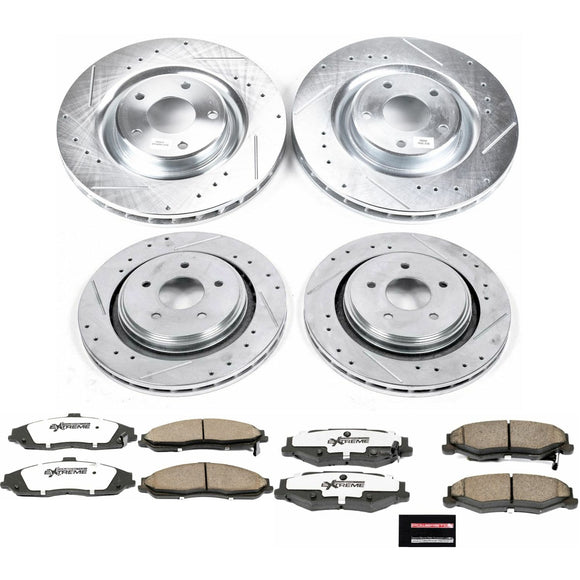 PowerStop Z26 Street Performance Ceramic Brake Pad and Drilled & Slotted Rotor K