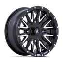 24X7 MSA OFFROAD WHEELS M49 Creed Matte Black Machined 4x156 ET0 Wheel Rim
