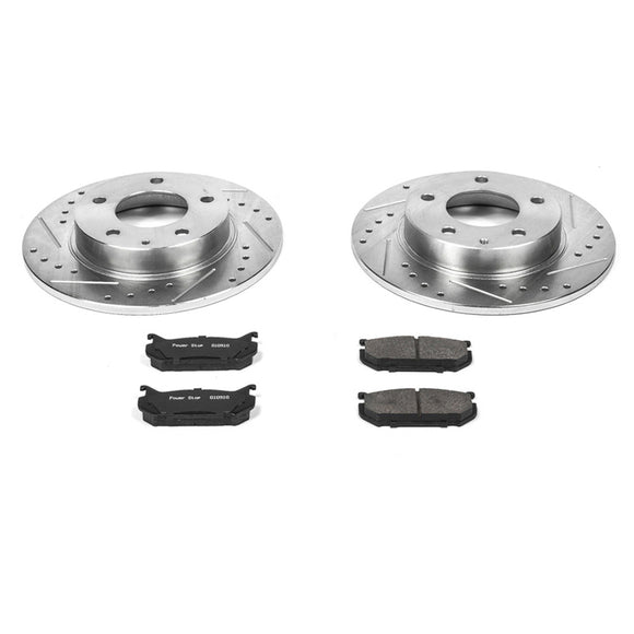 PowerStop Z23 Daily Driver Carbon-Fiber Ceramic Brake Pad and Drilled & Slotted
