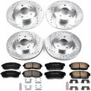 PowerStop Z23 Daily Driver Carbon-Fiber Ceramic Brake Pad and Drilled & Slotted