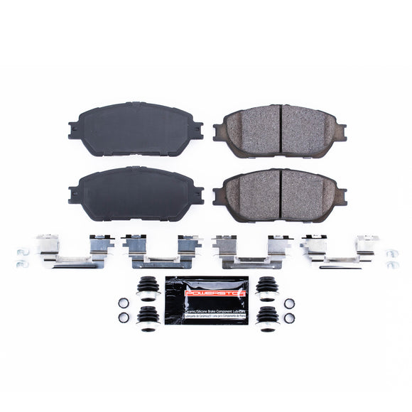 PowerStop Z23 Evolution Sport Carbon-Fiber Brake Pads With Hardware
