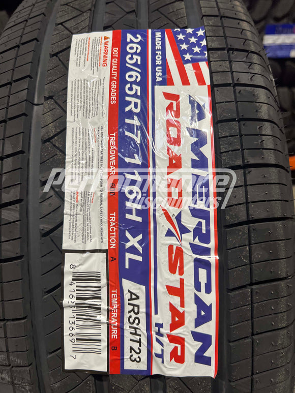 265/65R17 American Roadstar H/T 116H BSW SL 265 65 17 2656517