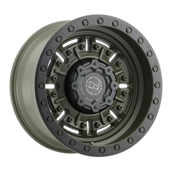 SOLID 17X9.5 5/127 ET-18 CB71.6 GLOSS ALLIGATOR GREEN