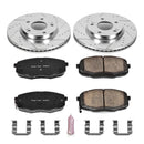 PowerStop Z23 Daily Driver Carbon-Fiber Ceramic Brake Pad and Drilled & Slotted