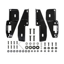 Westin Platinum 4 Oval Nerf Step Bars Powder Coated Black Steel 21-4165