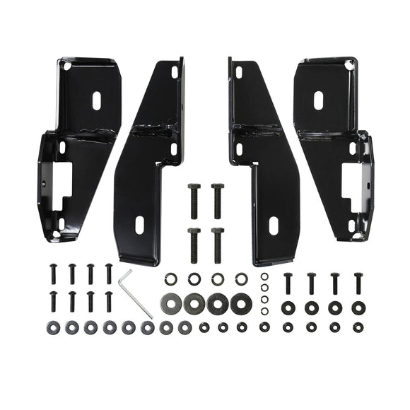 Westin Platinum 4 Oval Nerf Step Bars Powder Coated Black Steel 21-4165