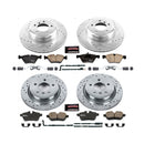 PowerStop Z23 Daily Driver Carbon-Fiber Ceramic Brake Pad and Drilled & Slotted