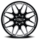22x8.25 Cali Off-Road Invader Dually Gloss Black Milled 8x165.1 ET-192 Wheel
