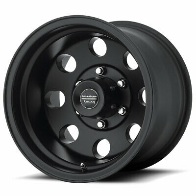 17X9 American Racing Baja Satin Black Wheel/Rim 8x170 17-9 ET-12