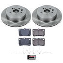 PowerStop OE Stock Replacement Low-Dust Ceramic Brake Pad and Rotor Kit