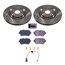 PowerStop OE Stock Replacement Low-Dust Ceramic Brake Pad and Rotor Kit