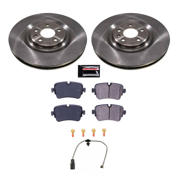 PowerStop OE Stock Replacement Low-Dust Ceramic Brake Pad and Rotor Kit