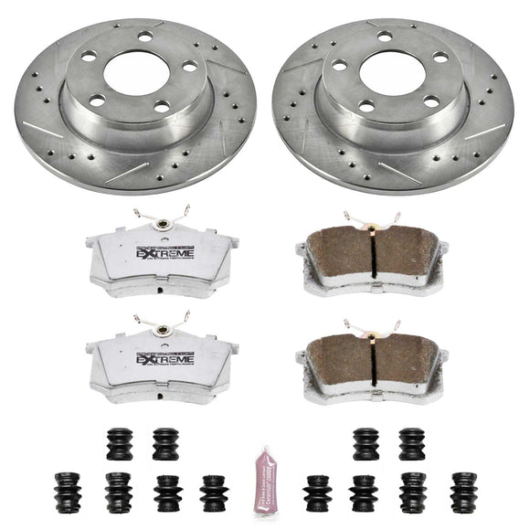 PowerStop Z26 Street Performance Ceramic Brake Pad and Drilled & Slotted Rotor K