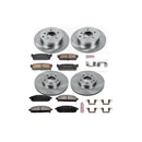 PowerStop OE Stock Replacement Low-Dust Ceramic Brake Pad and Rotor Kit