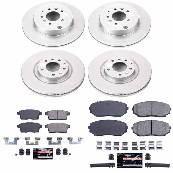 Z23 Daily Driver Premium Carbon-Fiber Ceramic Brake Pad and Fully Coated Rotor K