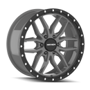 20x9 Mayhem Vector Matte Gunmetal Black Lip 6x135 ET18 CB87.1 Wheel Rim