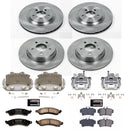 PowerStop OE Stock Replacement Low-Dust Ceramic Brake Pad, Rotor and Caliper Kit
