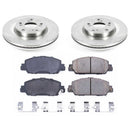 PowerStop OE Stock Replacement Low-Dust Ceramic Brake Pad and Rotor Kit