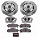 PowerStop OE Stock Replacement Low-Dust Ceramic Brake Pad, Rotor and Caliper Kit