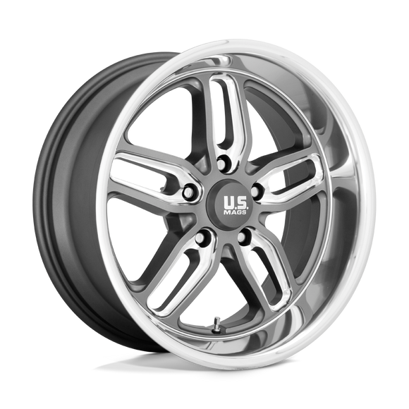 20X10 US Mag U129 CTEN Matte Gun Metal Milled 5X127 ET1 wheel/rim