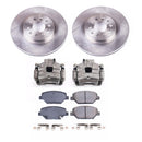 PowerStop OE Stock Replacement Low-Dust Ceramic Brake Pad, Rotor and Caliper Kit