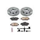 PowerStop OE Stock Replacement Low-Dust Ceramic Brake Pad and Rotor Kit