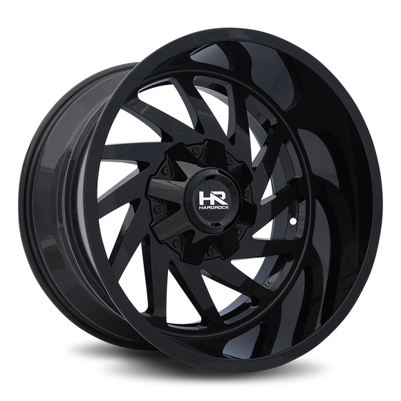 20x12 Hardrock Crusher Gloss Black 6x135/139.7 ET-44 wheel/rim