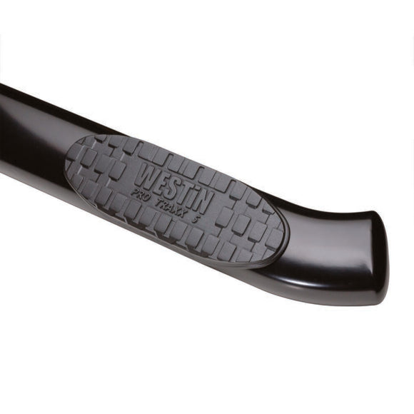 Westin PRO TRAXX 5 Oval W2W Nerf Step Bars Powder Coated Black Steel 21-534575