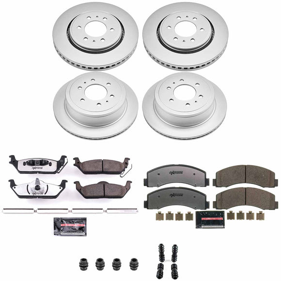 Z36 Truck & Tow Premium Carbon-Fiber Ceramic Brake Pad and Fully Coated Rotor Ki