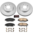 PowerStop Genuine Geomet Coated Rotor and Low-Dust Ceramic Brake Pad Kit