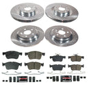 PowerStop Z23 Daily Driver Carbon-Fiber Ceramic Brake Pad and Drilled & Slotted