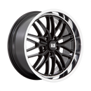 20X8.5 US Mag U138 SANTA CRUZ G-BLK DIA-LP 5X127 ET6 wheel/rim-3