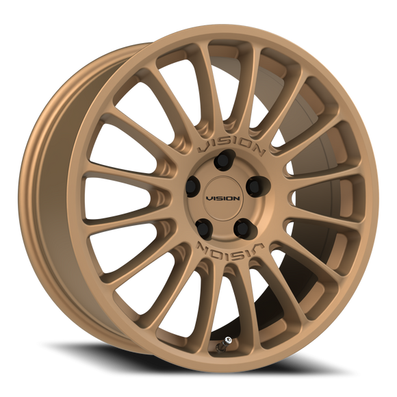 18x8 Vision 477 Monaco Bronze 5x108 5x4.25 ET38 Wheel Rim